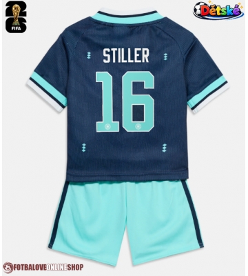 Německo Angelo Stiller #16 Venkovní dres komplet pro Děti MS 2026 Krátkým Rukávem (+ Krátké kalhoty)